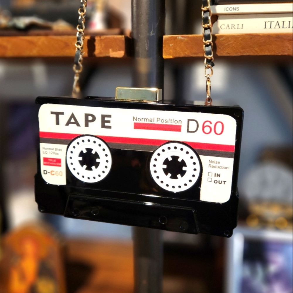 Unique Casette Tape Purse